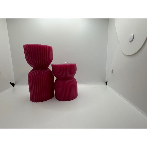 Set of 2 candles by Ashley - Picture 2 of 4